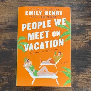 'People We Meet on Vacation' Book - Orange Cover